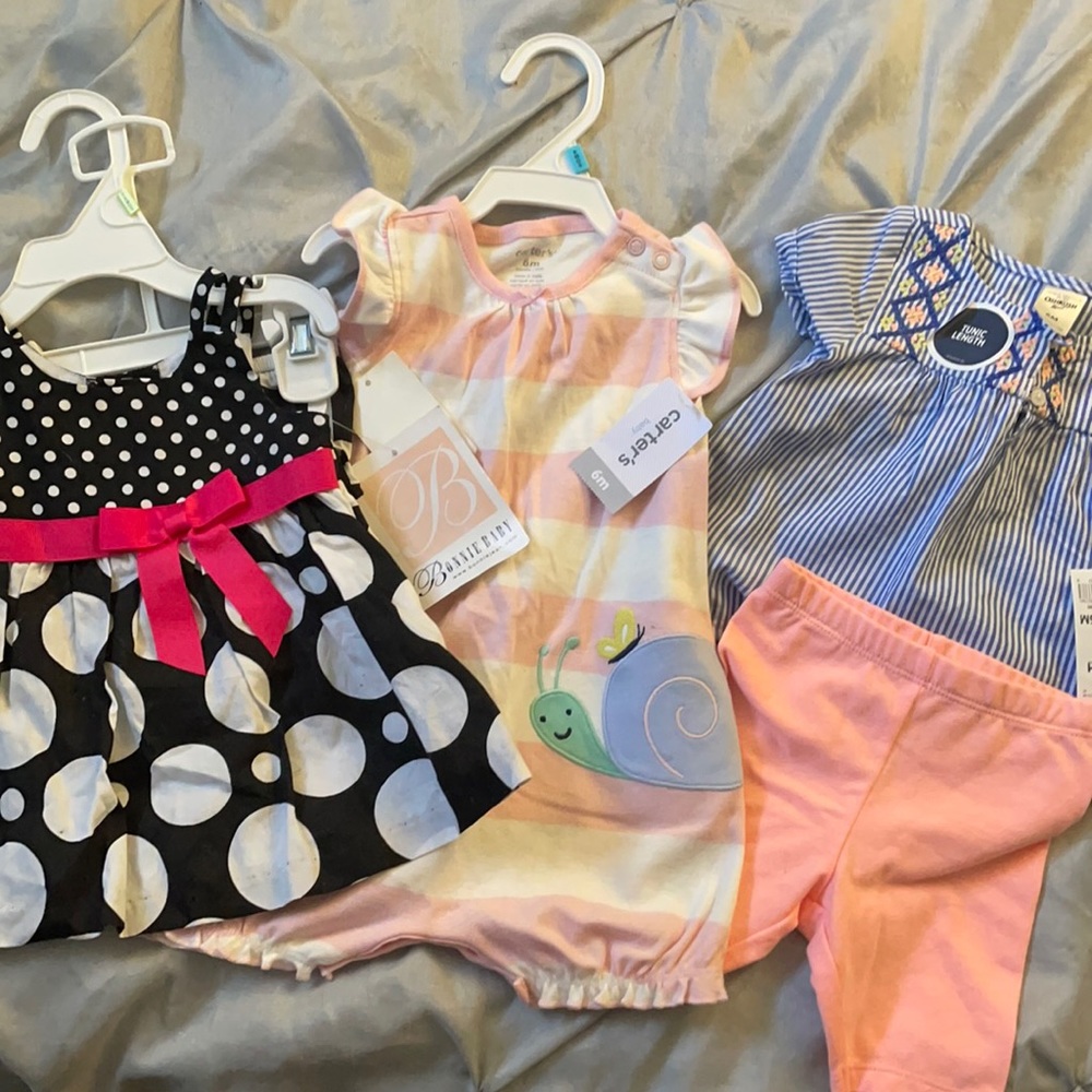 Lot of 3-6 month baby girls clothes NWT